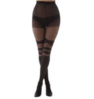 Strumpfhose PAMELA MANN - Sheer Strap - schwarz 36-42