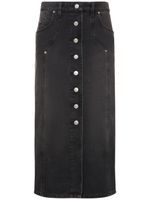 Vandy Cotton Denim Long Skirt
