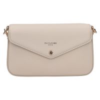 Női crossbody táska David Jones Sheena - szürke-bézs