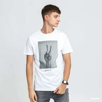 T-shirt Urban Classics Peace Sign Tee White M