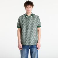 T-shirt LACOSTE Short Sleeved Ribbed Collar Shirt Green/ Sinople 5