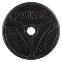 Olympijský litinový kotouč Marbo Sport MW-O25 OLI 25 kg 50 mm