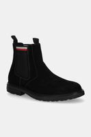 Semišové topánky chelsea Tommy Hilfiger HILIFGER OUTDOOR SUEDE CHELSEA