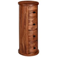 MID.YOU KOMODA, indický palisander, farba indického palisandra, 35/85/35 cm