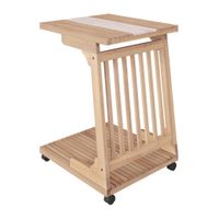 Amatio PRÍRUČNÝ STOLÍK, akácia, farba akácie