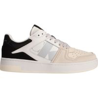 Calvin Klein BASKET CUPSOLE LACEUP MIX LTH WN Дамски спортни обувки, бяло, размер