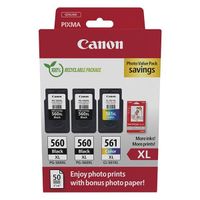 Canon PG-560 2x + CL-561 3712C012 farebná (CMYK) multipack originálne cartridge