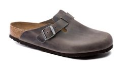 Birkenstock Boston BS Regular Fit Grey 1013255 Pánske - Sandále Birkenstock - Sivá - 1013255-7 - Size: 7