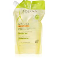 A-Derma Exomega Control Emollient Shower Oil Geschmeidig machendes Duschöl Ersatzfüllung 500 ml