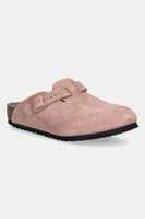 Birkenstock papuci din piele întoarsă pentru copii Boston