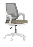 Otočná stolička na kolieskach habitat - biela/zelená