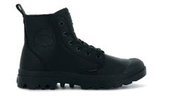 Palladium Pampa Zip Leather Essential Unisex - Cipele Palladium - Crna - 76888-008-M-10 - Size: 10
