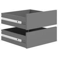 Xora ZÁSUVKOVÝ DIEL, sivá, 44/38/41,5 cm