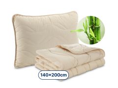 Dormeo Bamboo klasický polštář (50x70 cm) + Dormeo Bamboo přikrývka (140x200 cm) 50x70 cm