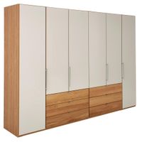 Dieter Knoll SKRIŇA S OTOČNÝMI DVERAMI, dub, farba duba, šampanská, 300/216/58 cm