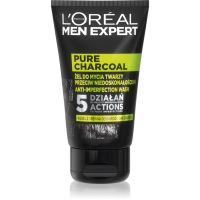 L’Oréal Paris Men Expert Pure Charcoal oczyszczający żel z węglem przeciw niedoskonałościom skóry 100 ml