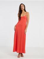 Red women's maxi dress JDY Dalila - Women's