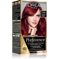 L’Oréal Paris Préférence farba na vlasy odtieň 3.66 Intense Dark Red 1 ks