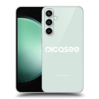 Silikónový prehľadný obal pre Samsung Galaxy S23 FE S711B - Picasee - new logo - white
