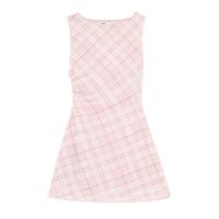 Cropp - Mini obleka z vzorcem - pastelno roza