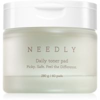 NEEDLY Daily Toner Pad peelingové pleťové tampóny pre mastnú a problematickú pleť 60 ks