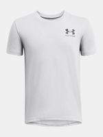 Under Armour UA B Sportstyle Left Chest SS Gyerek Póló Szürke