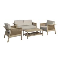 Ambia Garden TERASOVÁ SEDACIA SÚPRAVA drevo, plast