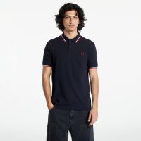 Koszulka FRED PERRY Twin Tipped Shirt Navy/ Snow white/ Bntred M