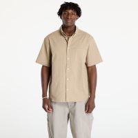 Koszula Nike Life Men's Short-Sleeve Seersucker Button-Down Shirt Khaki/ Khaki L