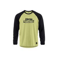 HORSEFEATHERS Bike dres Spike LS - nile/black GREEN velikost L