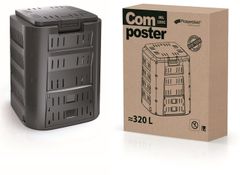 Kompostér COMPOGREEN 320 l černý PRIKST320C-S411