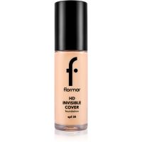 flormar HD Invisible Cover Foundation Machiaj usor cu efect de luminozitate SPF 30 culoare 040 Light Ivory 30 ml