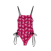 Cropp - Enodelne kopalke s potiskom - vroče roza