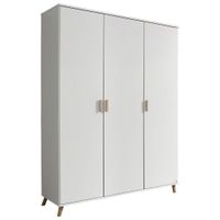 XXXL ŠATNÍ SKŘÍŇ S OTOČNÝMI DVEŘMI, bílá, 137/203/53 cm
