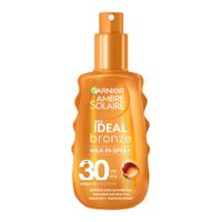Garnier слънцезащитно олио спрей - Ambre Solaire Ideal Bronz Milk In Spray SPF 30