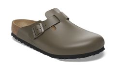 Birkenstock Boston Natural Leather Narrow Fit Ženy - Sandály Birkenstock - Sivá - 1029156-5 - Size: 5
