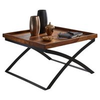 MID.YOU KONFERENČNÝ STOLÍK, farba indického palisandra, drevo, 63/63/39 cm