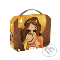 Umelecké puzzle pre deti v kufríku Klimt 100 ks - puzzle z kategorie Dětské puzzle