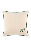 Lacoste față de pernă din bumbac L VELVET Ivoire 45 x 45 cm