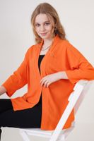 Bigdart 5862 Knitted Kimono - Orange