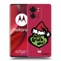 Silikónový prehľadný obal pre Motorola Edge 40 - Grinch 2