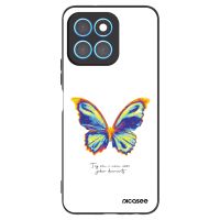 Silikónový čierny obal pre Honor X6 - Diamanty White