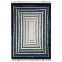 Flair Rugs RUČNE TKANÝ KOBEREC, 140/200 cm modrá