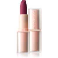 Makeup Revolution Lip Allure Soft Satin Lipstick cremiger Lippenstift mit Satin-Finish Farbton Berry Boss 3,2 g