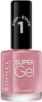 Rimmel London gelový lak na nehty bez užití UV/LED lampy - Super Gel Nail Polish - 23 Grape Sorbet