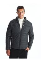 LC Waikiki Standard Mold Stand Collar Men's Leather Look Coat