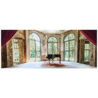 Euroart SKLENENÝ OBRAZ, architektúra, 125/50/1,40 cm