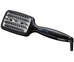 Nahrievacia žehliaca kefa na vlasy Babyliss Smoothing Heated Brush - čierna (HSB101E) + darček zadarmo