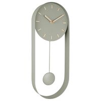 Karlsson NÁSTENNÉ HODINY, zelená, 20/50/5 cm