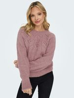 Jacqueline de Yong Dinea Pullover Rosa